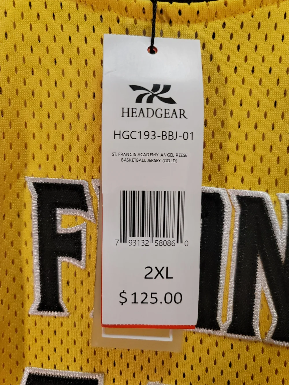 Angel Reese #10 St. Frances Academy Basketball Jersey - XXL - NWT